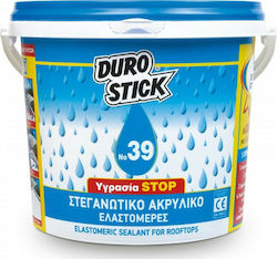 Durostick No 39 Elastomer Acrylic Insulating Sealing 15kg Red ΣΒΚΕ15