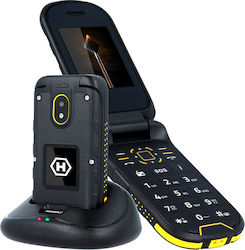 MyPhone Hammer BOW+ Dual SIM Durabil Mobil cu Buton Negru
