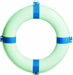 Eval Life Jacket Circular Adults Πολυστερίνης Ιταλικού Τύπου 40x65εκ Λευκό - Μπλε 02022-65BL