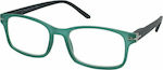 Eyelead E203 Men's Reading Glasses +0.75 in Green color E 203