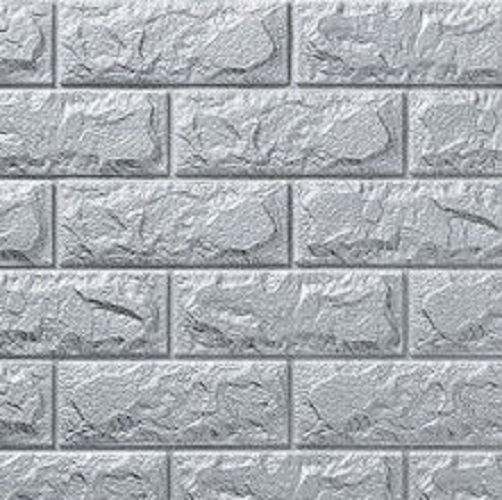 3D Wall Panels Foam Adhesive 55332 Gray Foam Gray 75x70cm