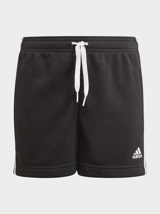 Αθλητικό Παιδικό Σορτς/Βερμούδα Essentials 3-Stripes Μαύρο