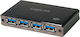 LogiLink USB Хъб 4 Порта USB 3.0 с Връзка USB-A Сребрист