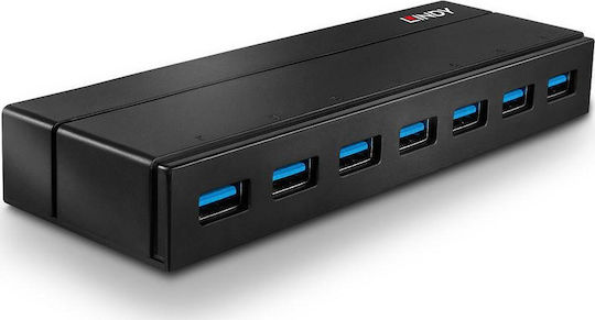 Lindy USB Хъб 7 Порта USB 3.0 с Връзка USB-A