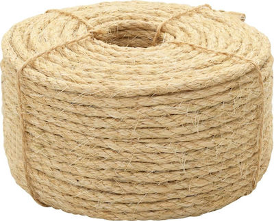 vidaXL Twisted 8mm Sisal Rope 100m