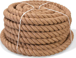 vidaXL Twisted 14mm Jute Rope 100m