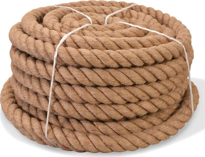 vidaXL Twisted 14mm Jute Rope 100m