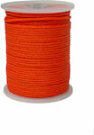 Eval Knitted 12mm Polyethylene Rope 1m Πορτοκαλί