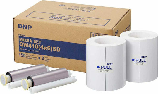 DNP QW 410 Media Kit 10x15 cm 2x 150 Φύλλα