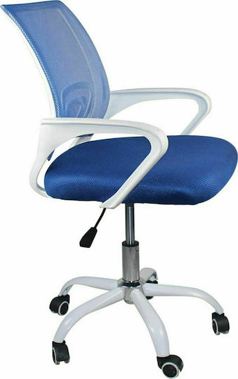 Woodwell BF2101-SC Scaun De Birou Alb / Albastru