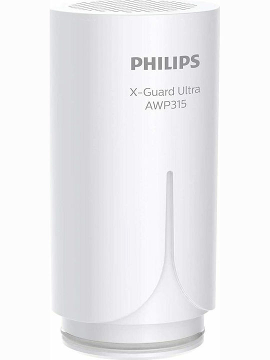 Philips Ersatz-Wasserfilter für Wasserhahn aus Aktivkohle X-guard 0.1 μm (Mikrometer)