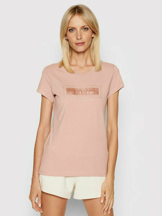 4F Damen Sport T-Shirt Rosa