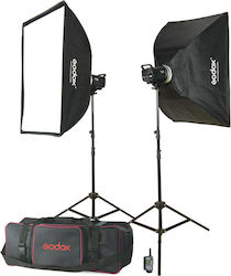 Godox MS200-F Studio 200W Kit Φωτισμού