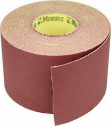 Morris Sandpaper Velcro Red Sanding Roll K100 115mmx1m