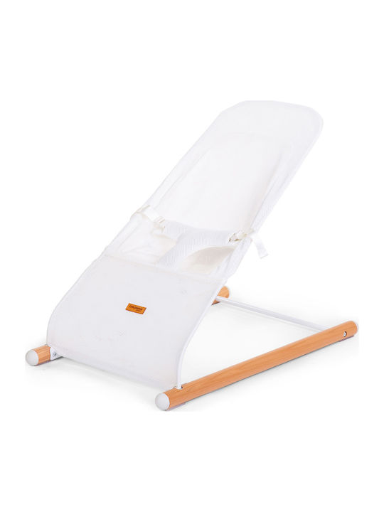 Childhome Manual Relax Bebeluș 2 în 1 Evolux Alb natural pentru Copil până la 9kg BR75523