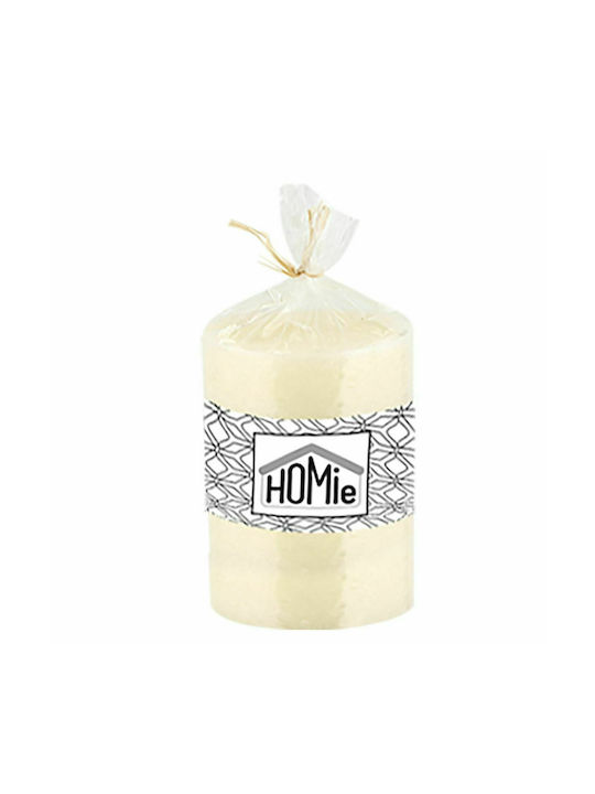 HOMie Scented Candle Ecru 7x10cm 1pcs