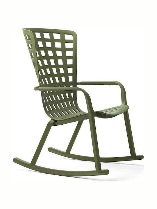 Polypropylene Rocking Chair Folio Rocking with Cushion Agave 72x91x113cm