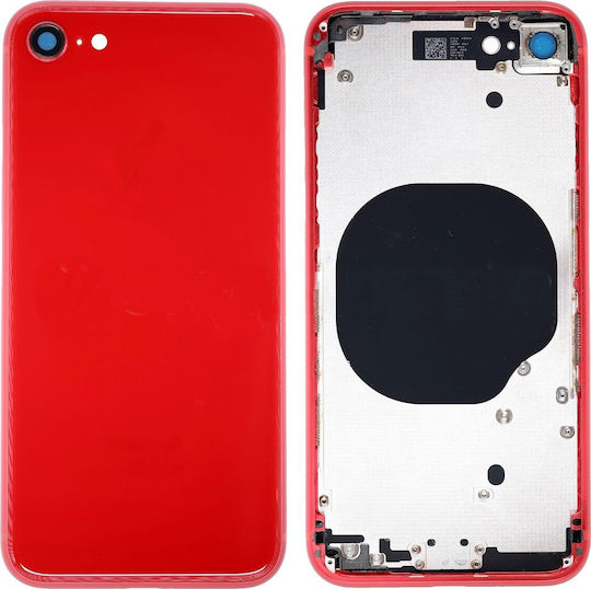 Капак за батерия Червен за iPhone SE 2020