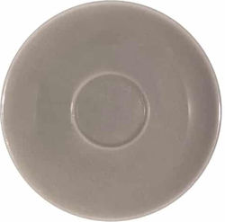 Lukanda Πιατάκι Φλιτζανιού Porzellan Gray Dunkelheit (6Stück)