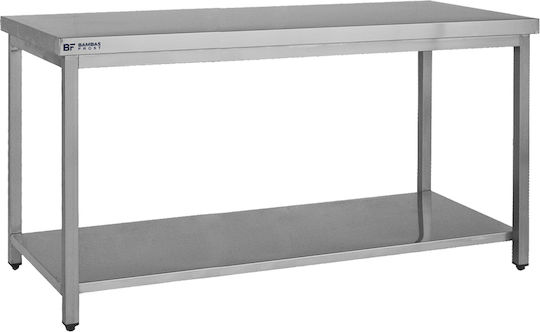 Bambas Frost T 180 Ανοξείδωτο Τραπέζι Μ180xΒ70xΥ85cm
