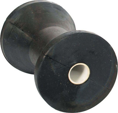 Eval Roller for Trailer Rubber keel 115x75x17mm Black