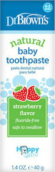 Dr. Brown's Toothpaste with Taste of Strawberry for 0m+ 40gr