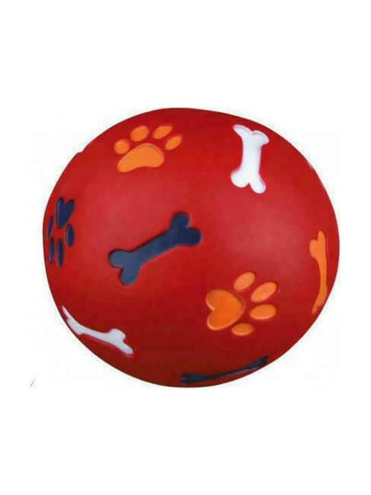 Trixie Snack Dog Toy Ball Medium Red 11cm (Διάφορα Χρώματα)