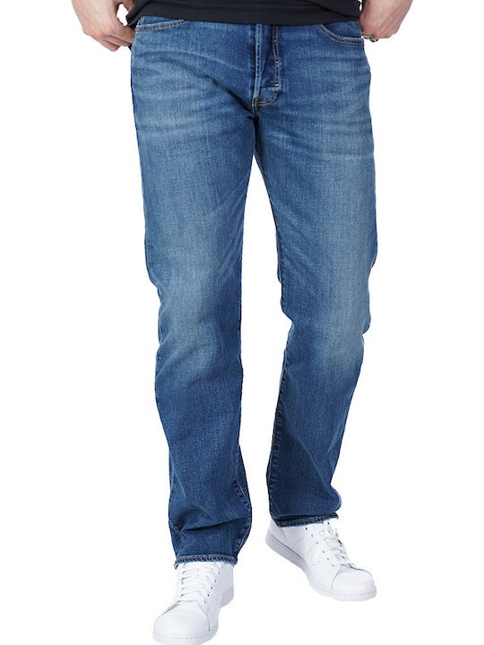 Levi's 501 Original Ανδρικό Παντελόνι Τζιν Ελαστικό σε Κανονική Εφαρμογή Μπλε