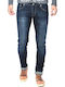 17501-350-0621 Herren Jeanshose Elastisch Slim Fit Marineblau