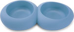 Imac Ciottoli D06 Πλαστικό Μπολ Φαγητού & Νερού για Σκύλο σε Μπλε χρώμα 2 θέσεων των 600ml