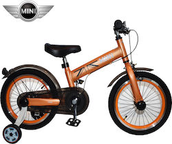 MINI Licensed 16" Bicicletă pentru copii Bicicletă BMX Portocaliu