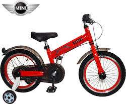MINI Licensed 16" Bicicletă pentru copii Bicicletă BMX Roșu