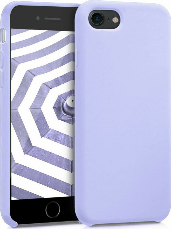 KWmobile Soft Flexible Rubber Back Cover Σιλικόνης Μωβ (iPhone SE 2020