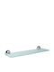 Tema Solo Wall Mounted Bathroom Shelf Glass with 1 Shelf 45x10x5cm