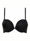 Lormar Double Push Up Bra Underwire Black