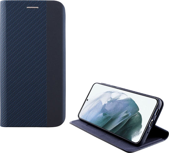 Idol 1991 Elite Anti-Rfid Книга Изкуствена кожа Син (Galaxy S21 5G)