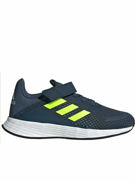 Adidas Kids Sports Shoes Running Duramo SL C Crew Navy / Solar Yellow / Halo Silver