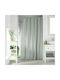 Flamingo Quartz Fabric Shower Curtain 180x200cm Light Grey