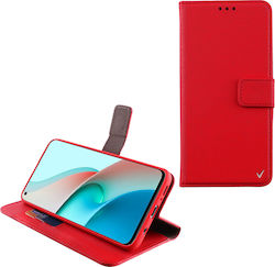 Volte-Tel Allure Magnet 5G Synthetic Leather Wallet Red (Redmi Note 9)