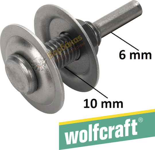 Wolfcraft 2116000 Axle Screw base 10x6mm Polisher 10