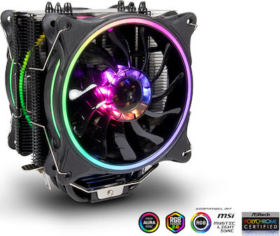 Inter-Tech Argus SU-280 RGB Dual Fan CPU Cooling for AM4/1200/115x Socket