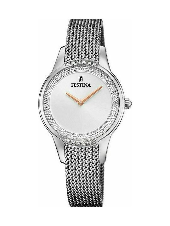 Festina Watch with Silver Metal Bracelet