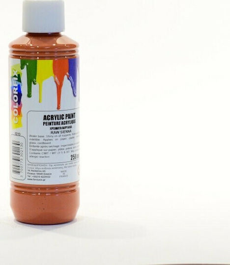 Colorfix Acrylic Paint Acrylic Paint Set in Brown color Raw Sienna 250ml 1pcs