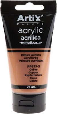 Artix Acrylic Acrylic Paint Set in Brown color Copper 75ml 1pcs PP633-3