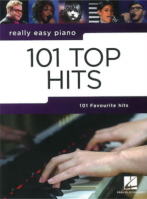Hal Leonard Really Easy Piano 101 Top Hits pentru Pian