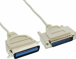 InLine Cable RS232 25-pin male to Parallel 36-pin male 5m (11435) 1pcs