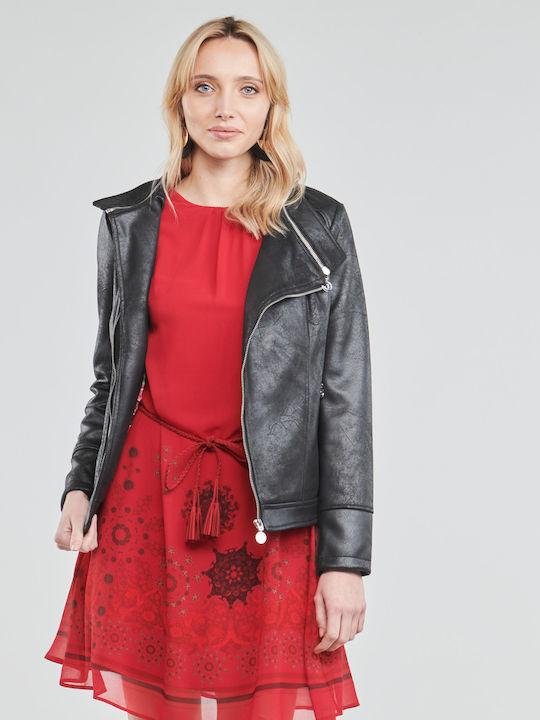 Desigual Jachetă de femei Biker Jacket Negru