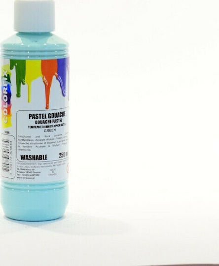 Colorfix Gouache Pastel Tempera Farben Green in Flasche 250ml 1Stück