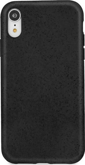 Forever Bioio Turtle Umschlag Rückseite Silikon Schwarz (Galaxy A40)