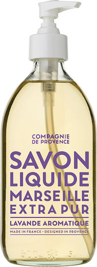 Compagnie De Provence Liquid Marseille Soap with Pump for Hands Lavender 500ml